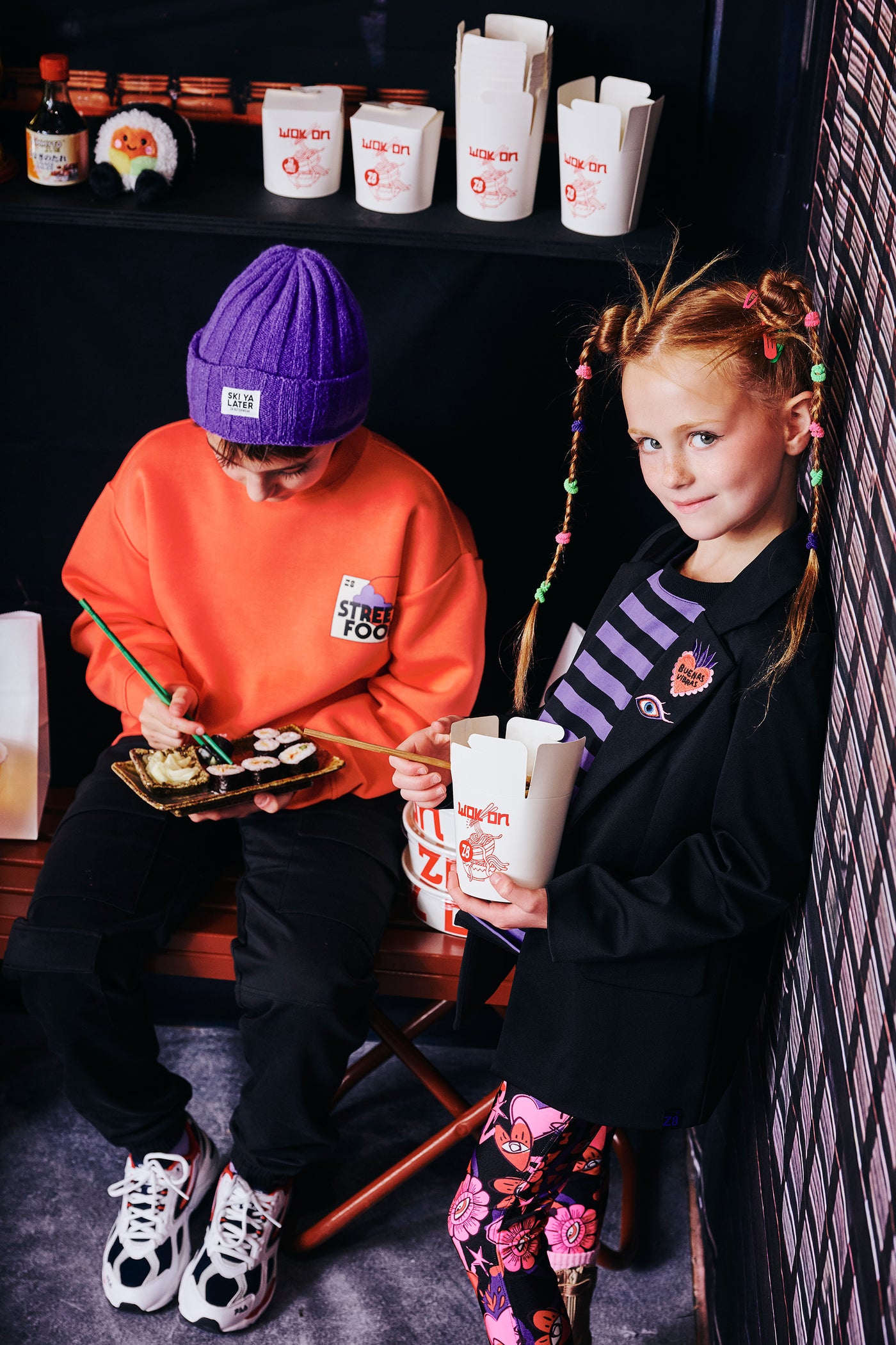 Z8 Kids W25 Unisex Mutsen Rune Purple chill