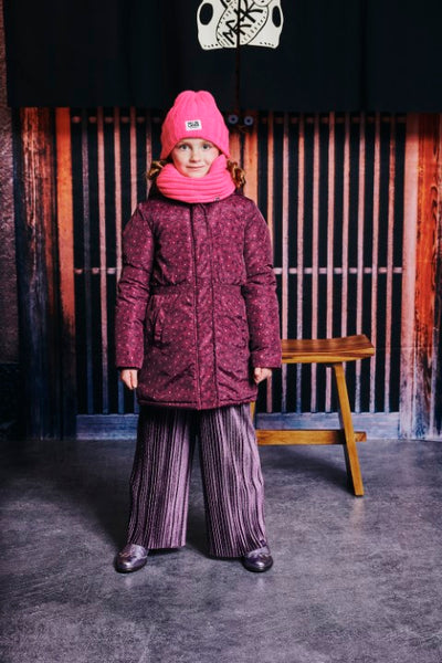 Z8 Kids W25 Girls Winterjassen Channa Prune/AOP