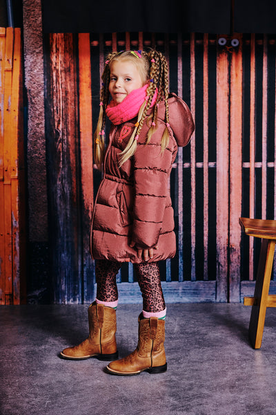 Z8 Kids W25 Unisex Sjaals Indi Neon pink