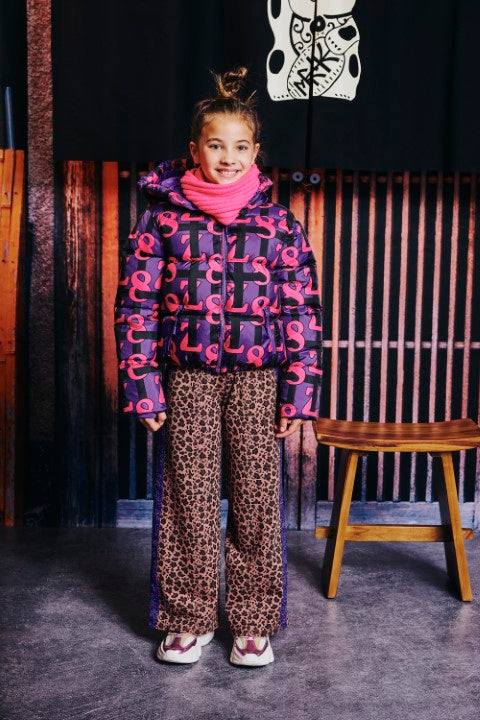 Z8 Kids W25 Girls Winterjassen Lise Royal purple/AOP