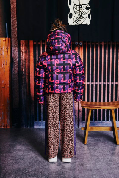 Z8 Kids W25 Girls Winterjassen Lise Royal purple/AOP