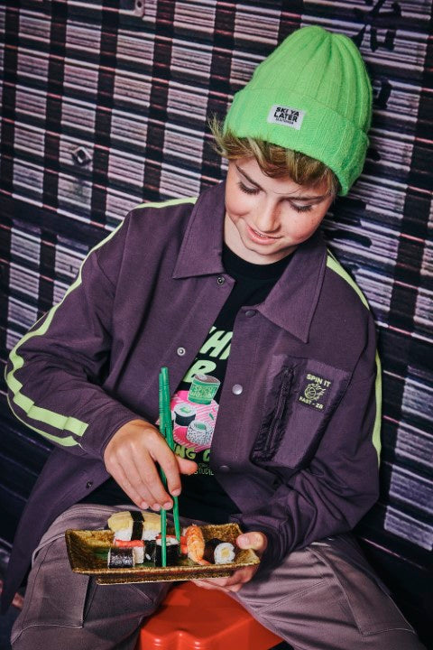 Z8 Kids W25 Boys Blouses Orion Shadowed aubergine