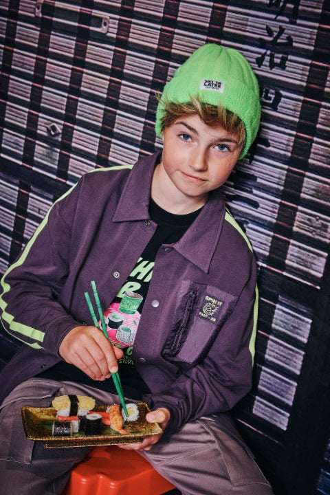 Z8 Kids W25 Boys Blouses Orion Shadowed aubergine
