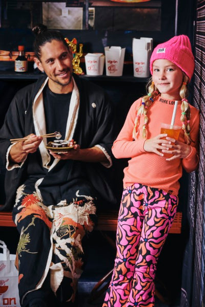 Z8 Kids LE W25  Girls Broeken Ivora Night sky/AOP