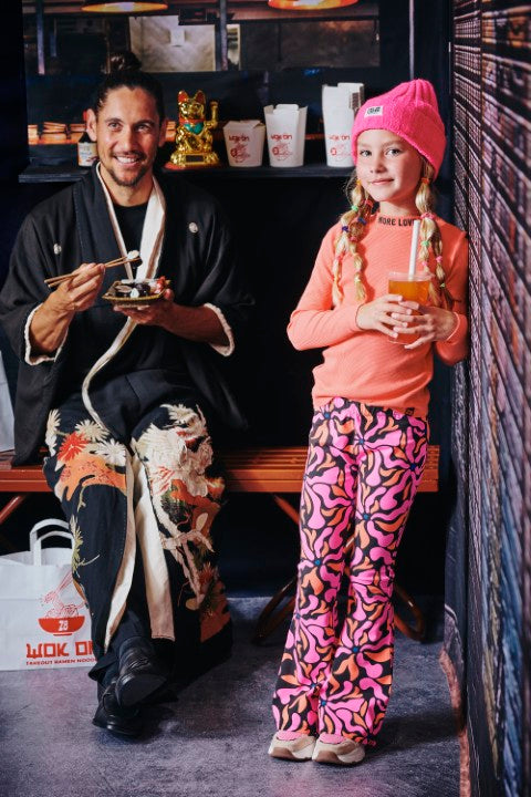Z8 Kids LE W25  Girls Broeken Ivora Night sky/AOP