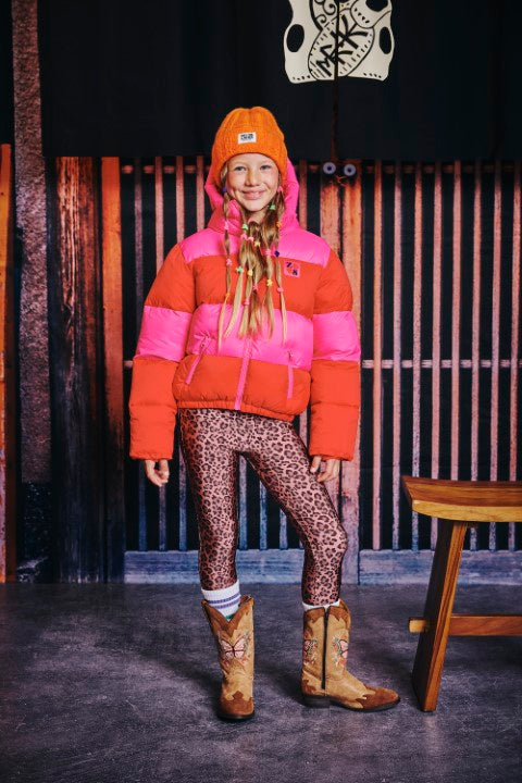 Z8 Kids W25 Girls Winterjassen Jayda Popping red/Bubblegum