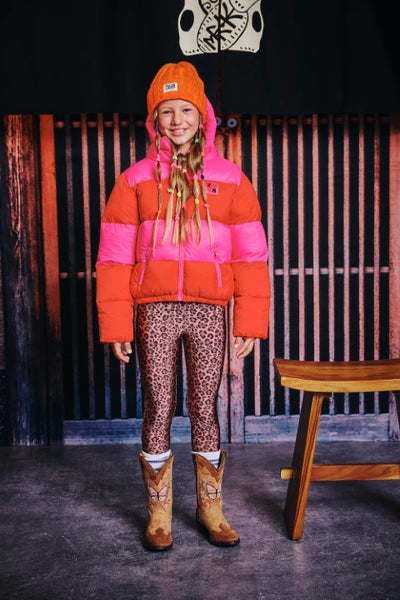 Z8 Kids W25 Girls Winterjassen Jayda Popping red/Bubblegum