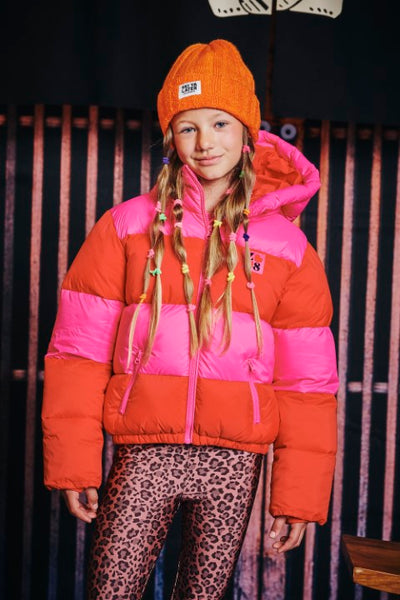 Z8 Kids W25 Girls Winterjassen Jayda Popping red/Bubblegum