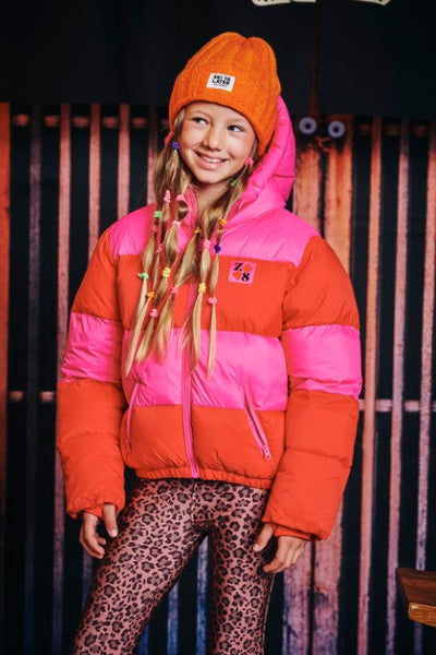 Z8 Kids W25 Girls Winterjassen Jayda Popping red/Bubblegum