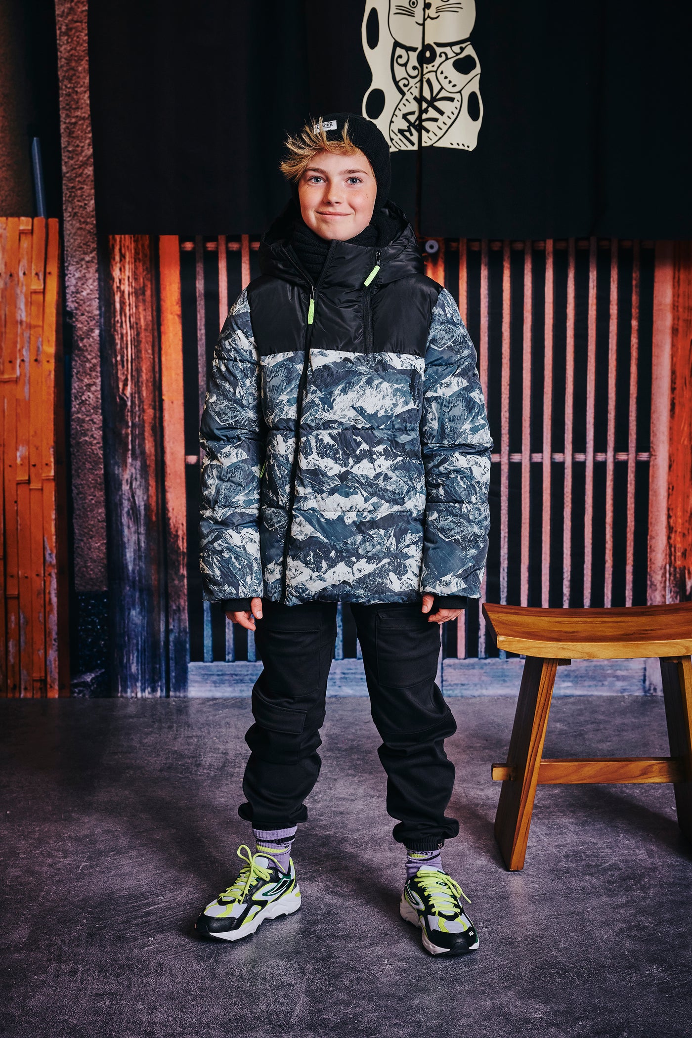 Z8 Kids W25 Unisex Sjaals Indi Night sky