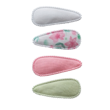 Your Little Miss Baby Haarspeldjes met stof - aloha - 10HS153699