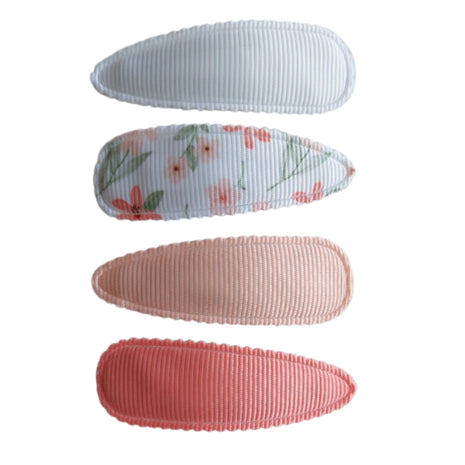 Your Little Miss Haarspeldjes met stof - Coral Bloom 10HS153682