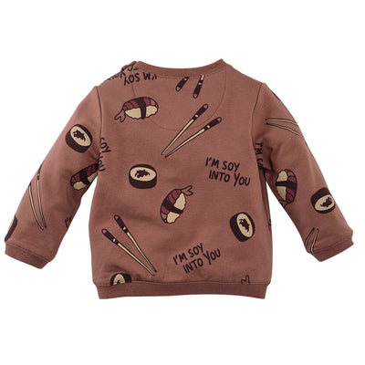 Z8 newborn W25 Boys Sweaters Ramy Amber brown/AOP