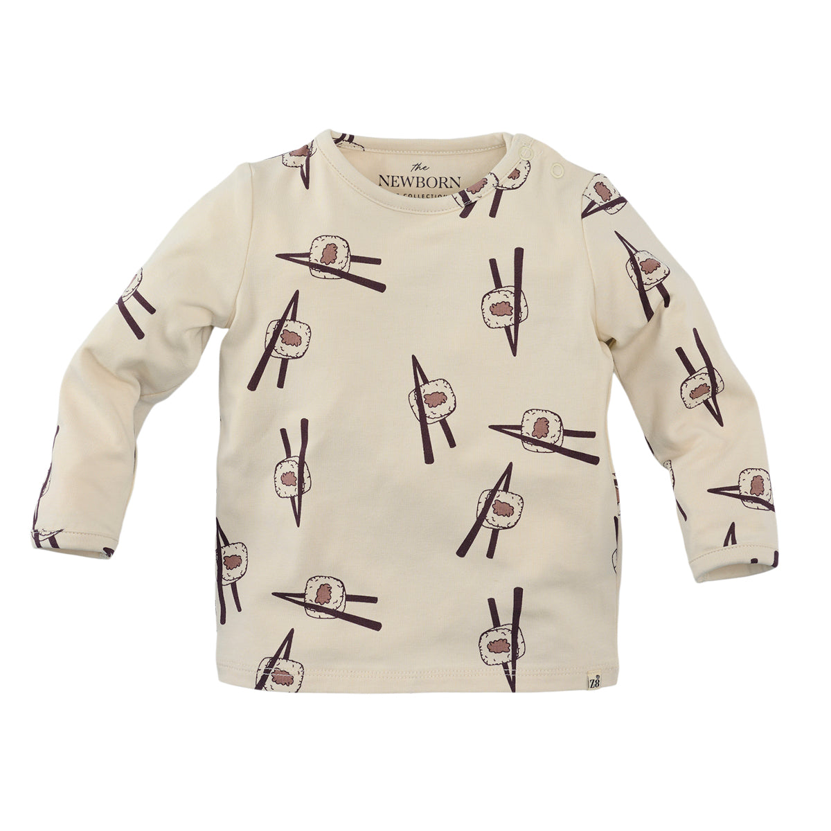 Z8 newborn W25 Boys Long sleeves Quirijn Vanilla cream/AOP