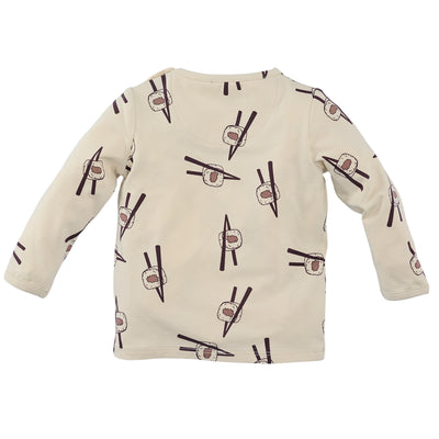 Z8 newborn W25 Boys Long sleeves Quirijn Vanilla cream/AOP