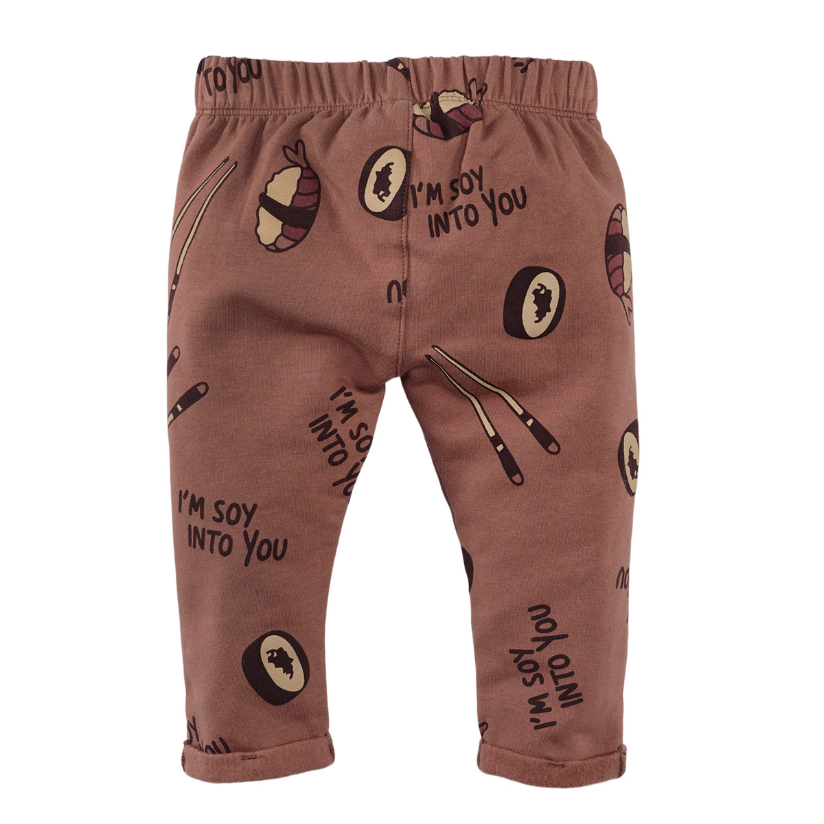 Z8 newborn W25 Boys Jogging Broeken Fons Amber brown/AOP