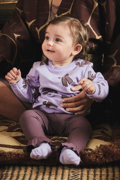 Z8 newborn W25 Girl Leggings Miracle Frosted plum