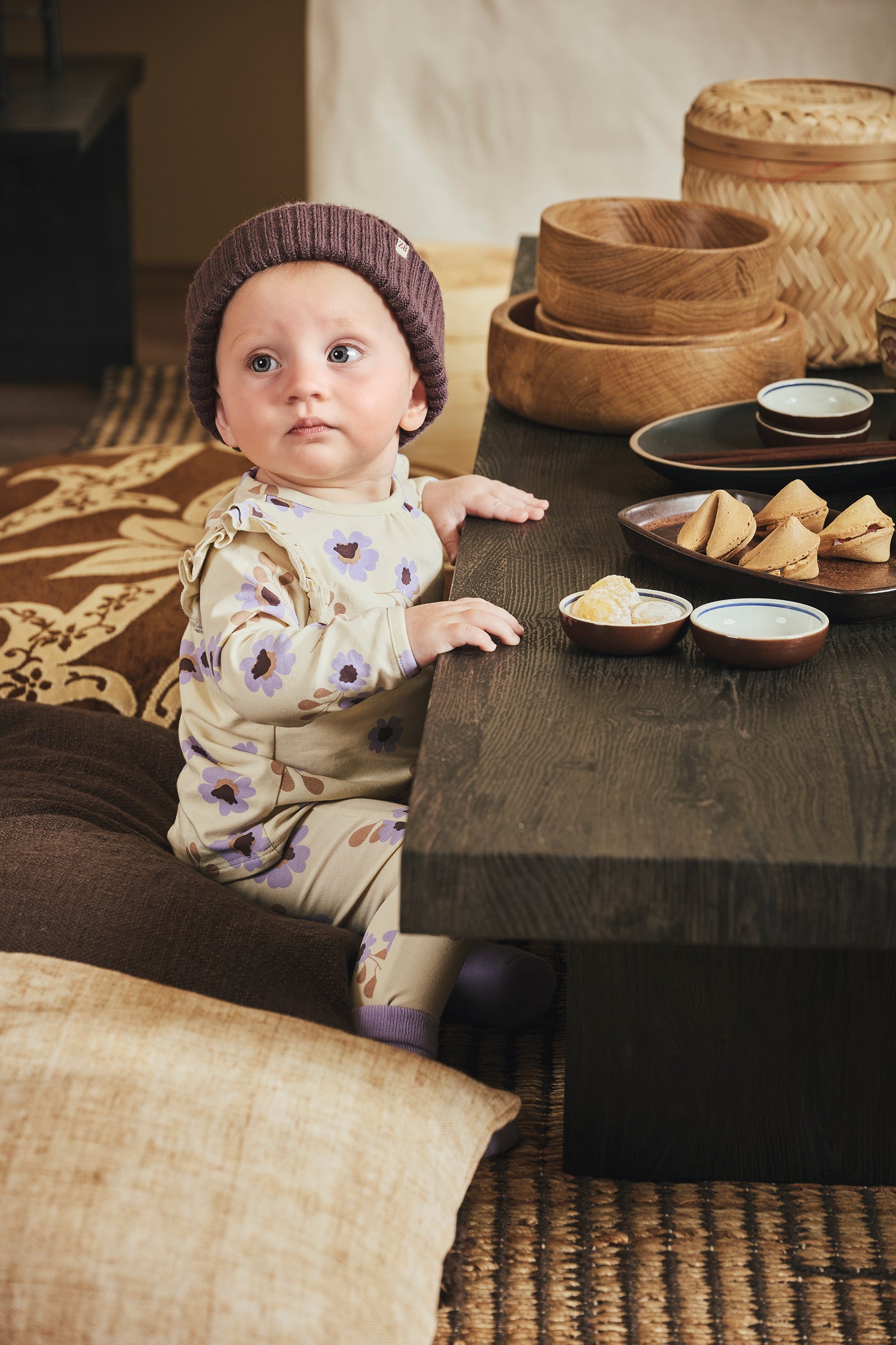 Z8 newborn W25 Girl Long sleeves Elizan Vanilla cream/AOP