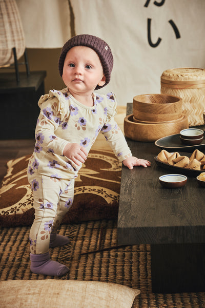 Z8 newborn W25 Girl Long sleeves Elizan Vanilla cream/AOP