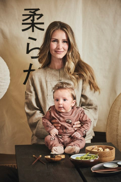 Z8 newborn W25 Boys Sweaters Ramy Amber brown/AOP