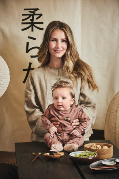 Z8 newborn W25 Boys Sweaters Ramy Amber brown/AOP