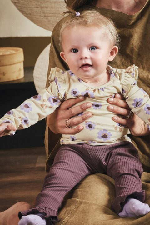 Z8 newborn W25 Girl Leggings Miracle Frosted plum