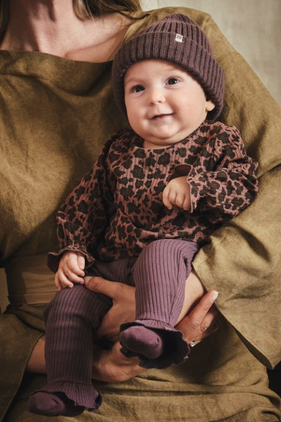 Z8 newborn W25 Girl Leggings Miracle Frosted plum
