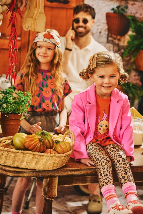 Z8 Kids S25 Girls Short sleeves Juliette  Tropical coral