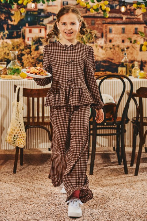 Z8 Kids S25 Girls Long sleeves Elsie Lavenda/Check
