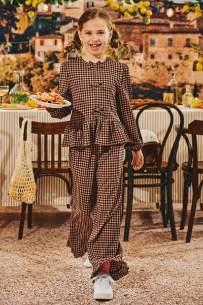 Z8 Kids S25 Girls Long sleeves Elsie Lavenda/Check