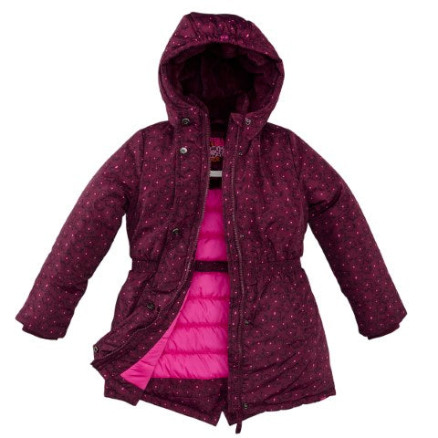 Z8 Kids W25 Girls Winterjassen Channa Prune/AOP
