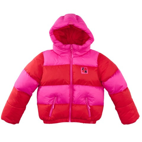 Z8 Kids W25 Girls Winterjassen Jayda Popping red/Bubblegum