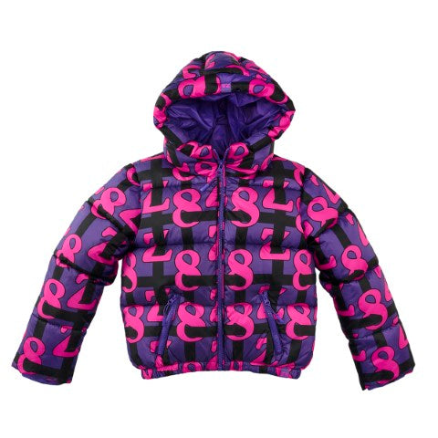Z8 Kids W25 Girls Winterjassen Lise Royal purple/AOP