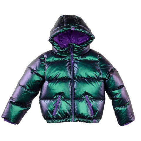 Z8 Kids W25 Girls Winterjassen Melita Metallic disco