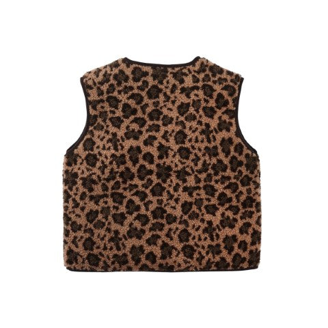 Z8 Kids W25 Girls Gilet Mellody Amber brown/AOP