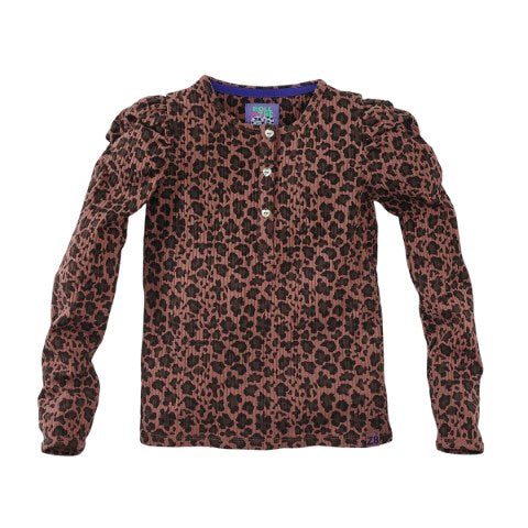 Z8 Kids W25 Girls Long sleeves Louisa Amber brown/AOP