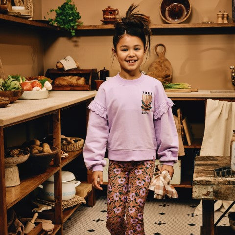 Z8 Kids W24 Meisjes sweater Mari Lavender Fame