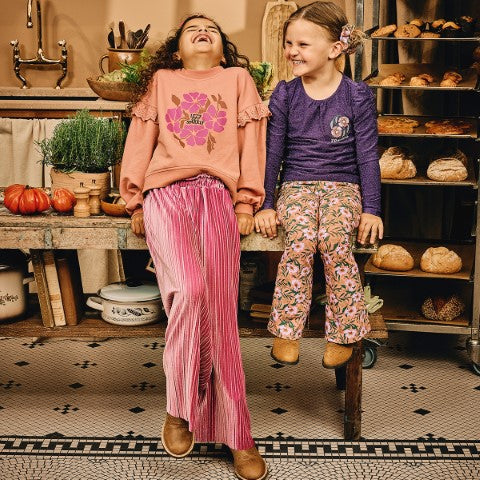 Z8 Kids W24 meisjes broek Ceylin Sparkling fuchsia