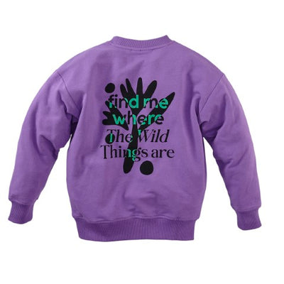 Z8 Kids W24 sweater Timon Purple palace