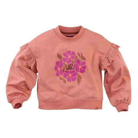 Z8 Kids W24 Meisjes sweater Else Tender rose