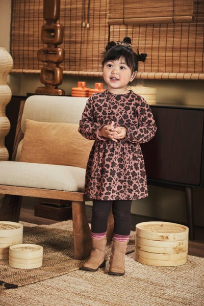Z8 Mini W25 Girls Jurkjes s/s Gracie Amber brown/AOP