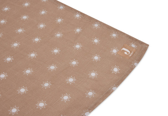 Jollein Hydrofiele Doek Large 115x115cm Sun - Biscuit  535-852-66088