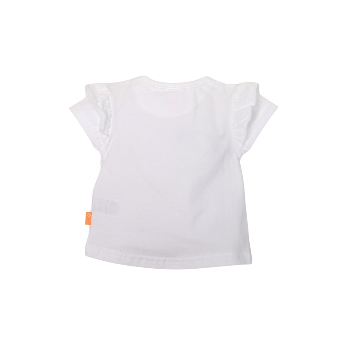 Bess S23 Shirt sh.sl. Heart Ruffles White 231104-001