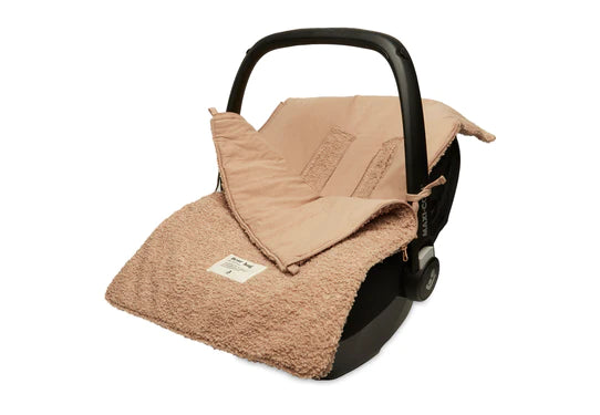 Jollein Voetenzak voor Autstoel Kinderwagen Boucle - Biscuit 025-811-66067