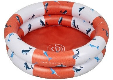 Swim Essentials Zwembad 60 cm rood wit walvis 2020SE334