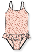 Swim Essentials badpak old pink panterprint UPF50+