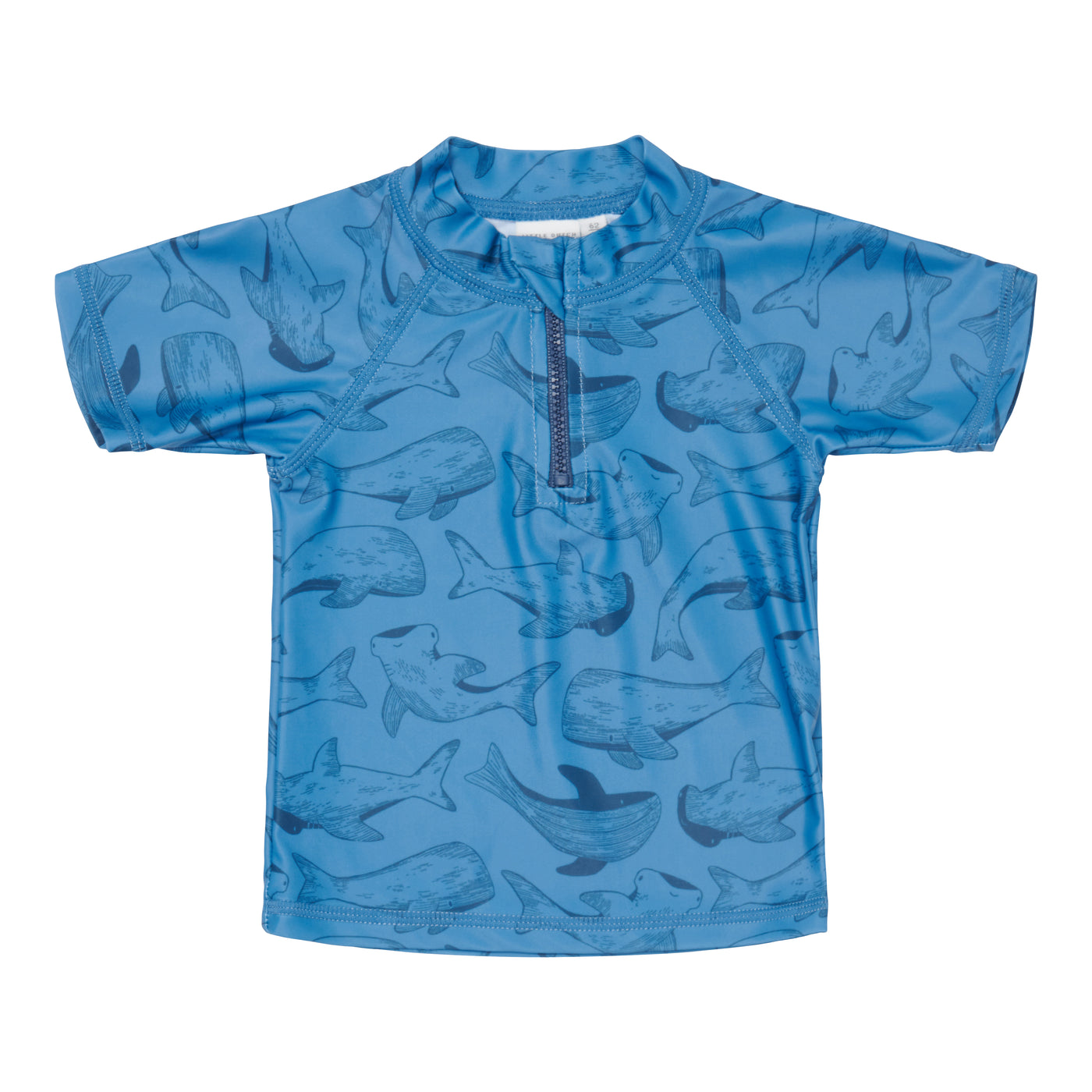 Little Dutch Zwem T-shirt korte mouw Sea Life Blue