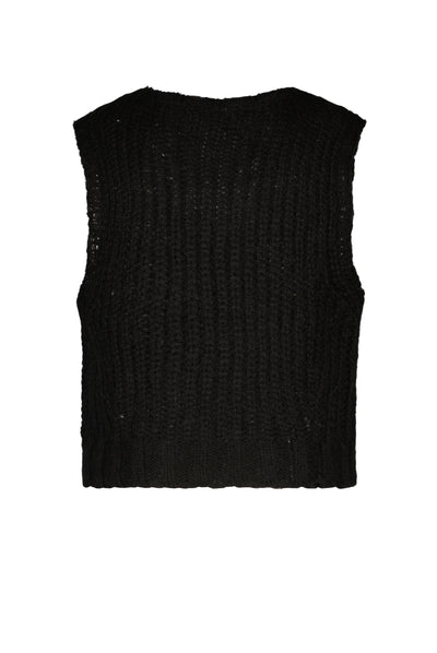 Flo girls knit cardigan spencer Black F209-5302 099