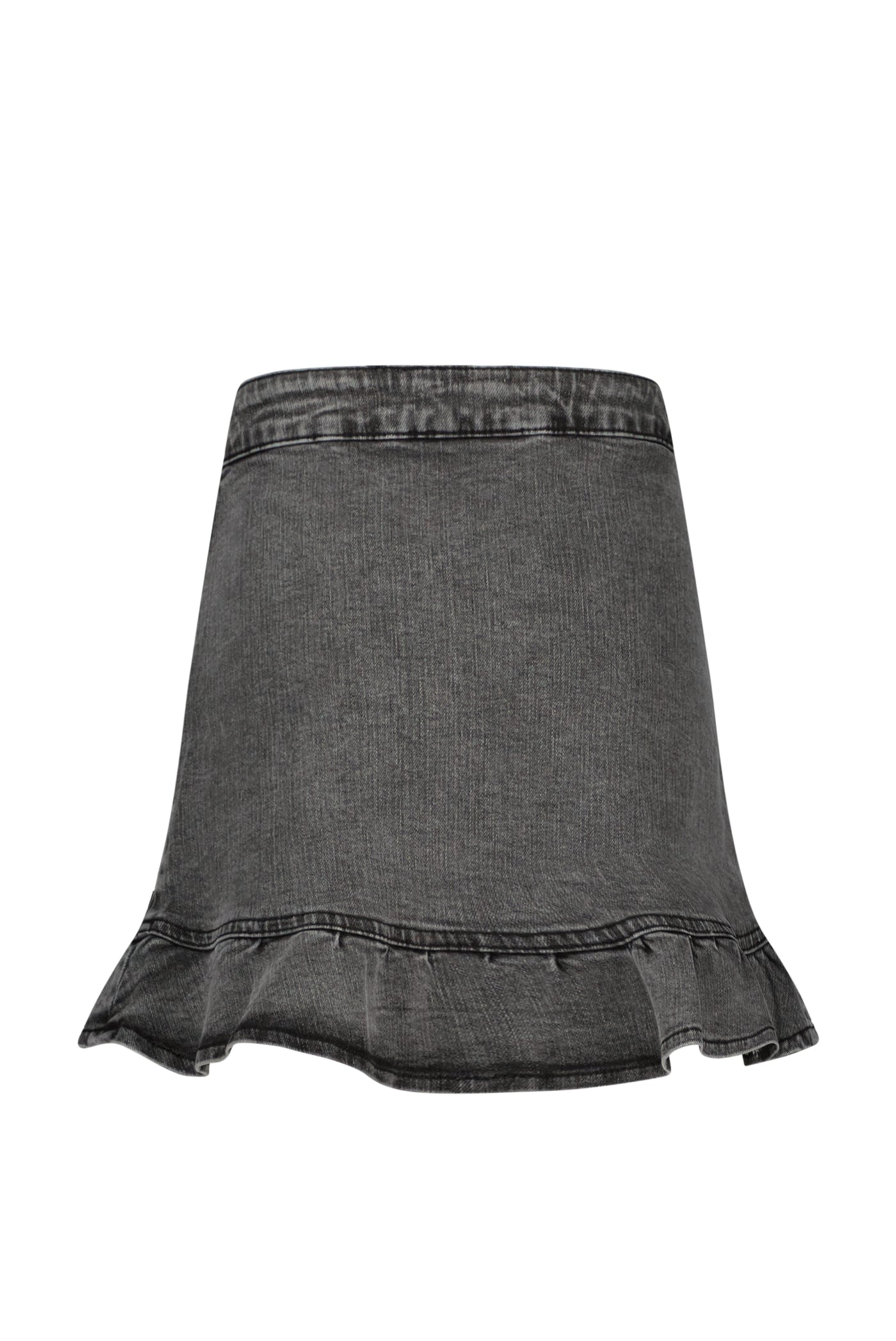 Flo girls grey denim ruffle skirt Grey denim F209-5720 725