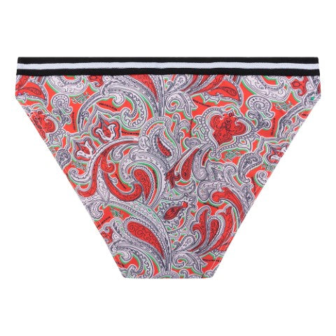 Indian Blue Jeans  s23 Bikini Sporty Paisley Soft red IBGS23-9053 296